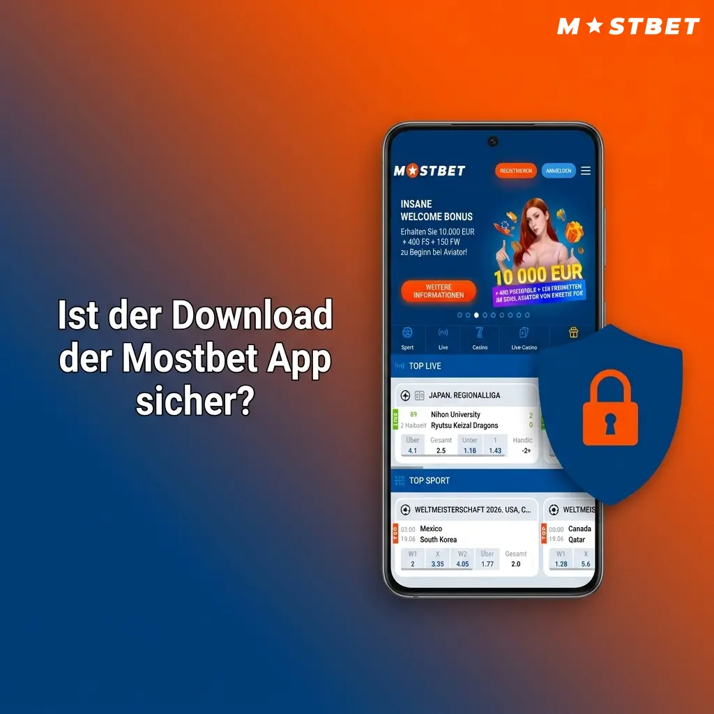 Mostbet App sicher herunterladen – SSL-Verschlüsselung, Curaçao-Lizenz und DSGVO-konformer Datenschutz