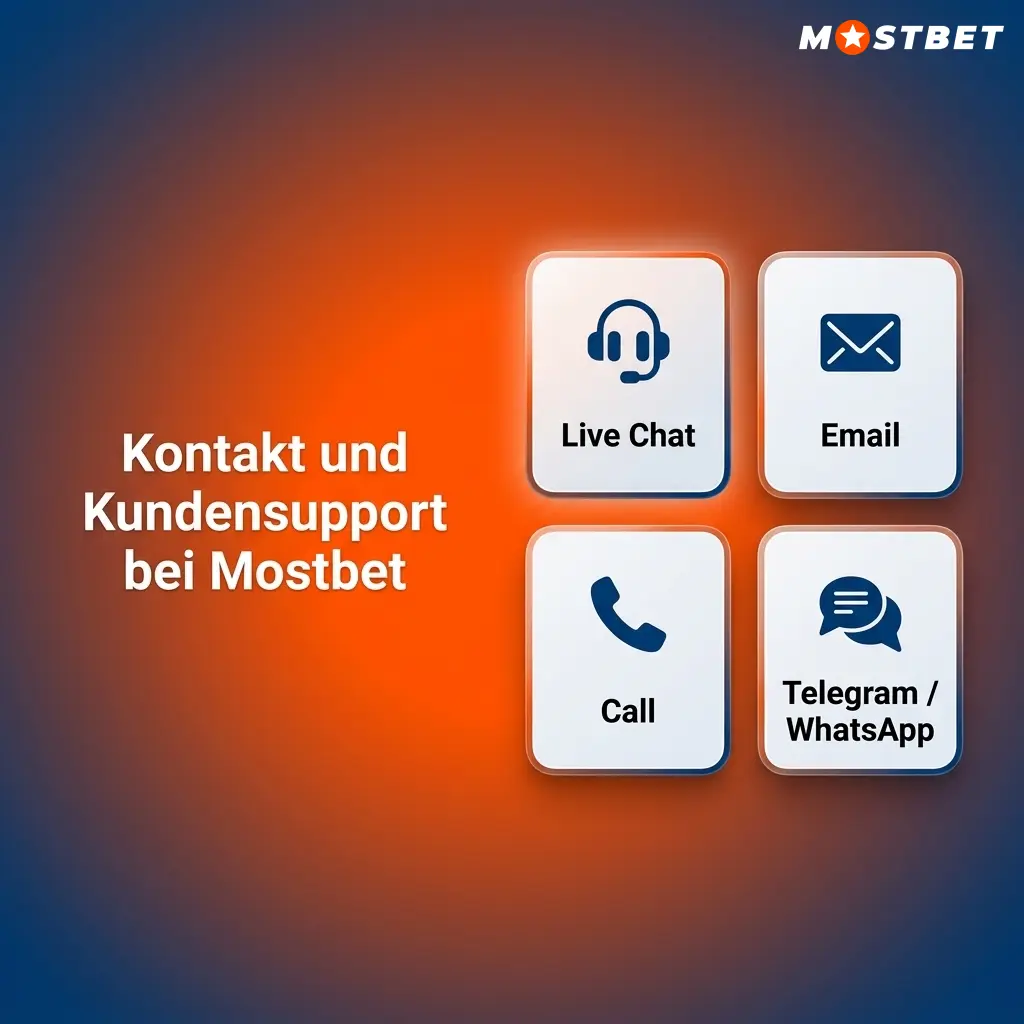 Mostbet Kundensupport 24/7 – Live-Chat, E-Mail und Telegram für deutsche Spieler verfügbar