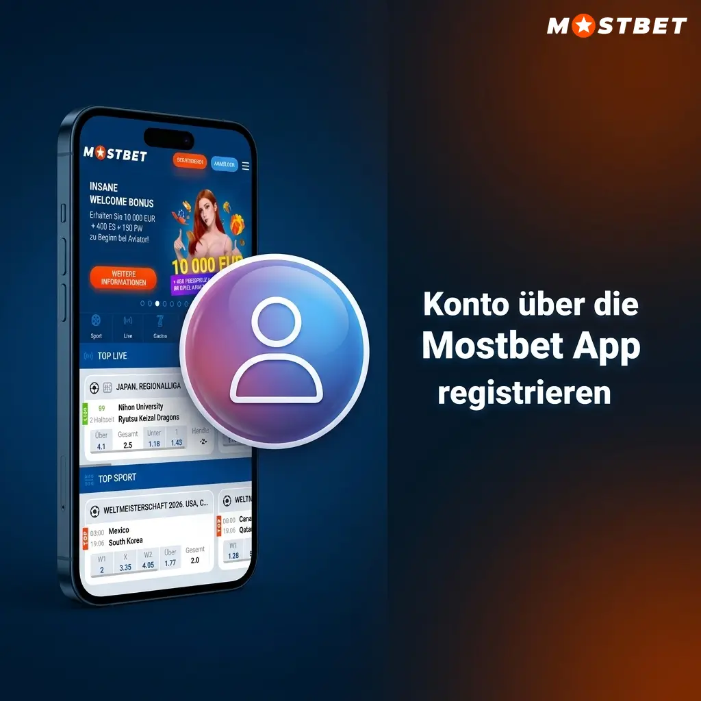 Mostbet App Registrierung: Konto in unter 2 Minuten per Telefon, E-Mail oder Social Media erstellen