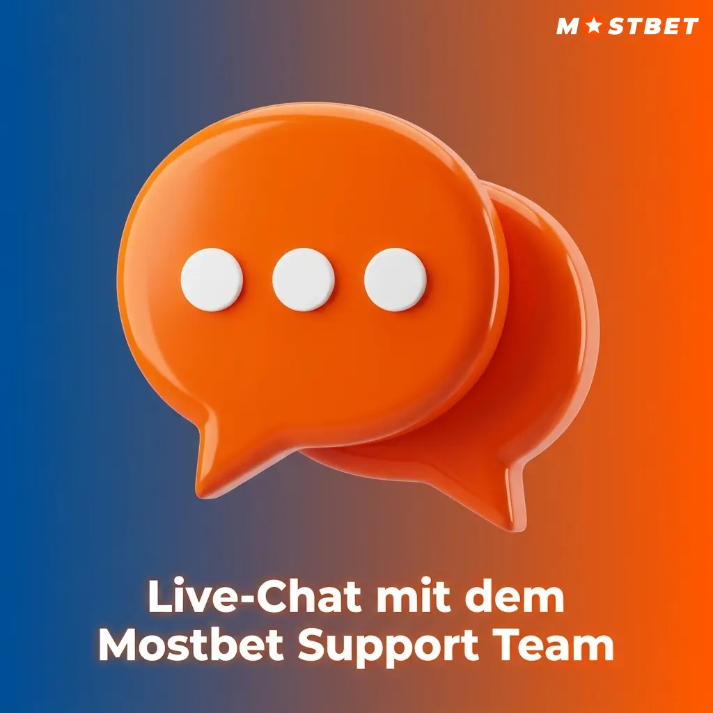 Mostbet Live-Chat Support-Symbol in der unteren rechten Ecke der Website für schnelle Kundenbetreuung