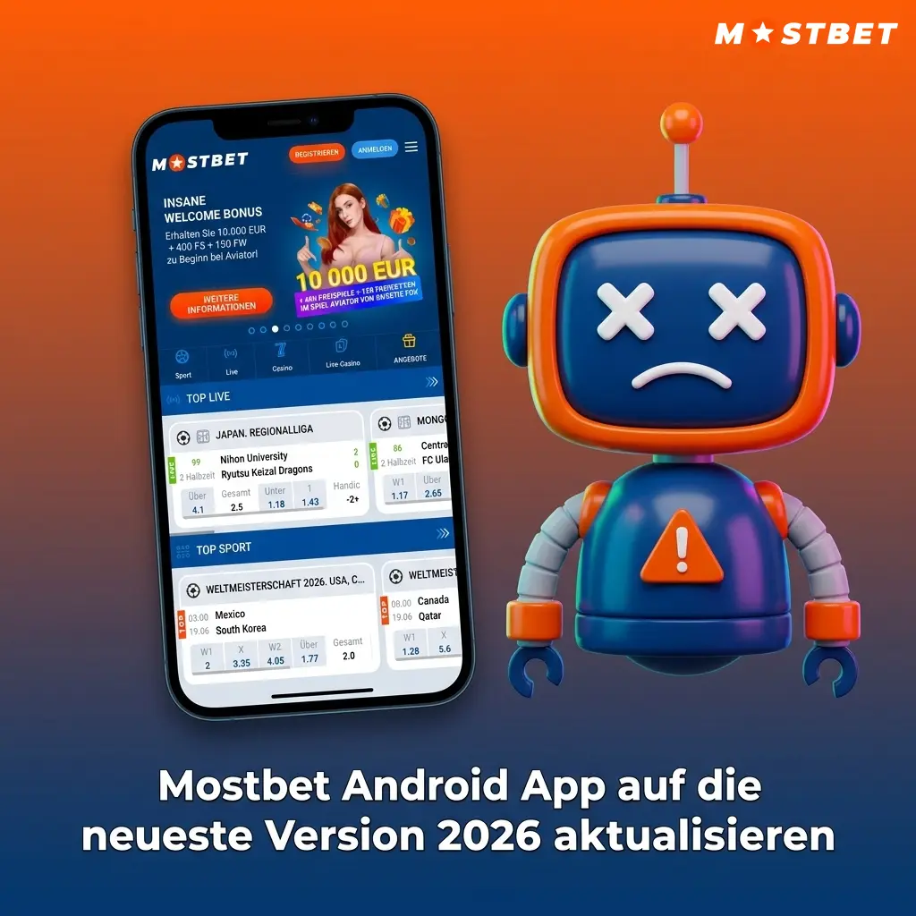 Mostbet Android App aktualisieren – Schritt-für-Schritt Anleitung zur APK-Installation 2026
