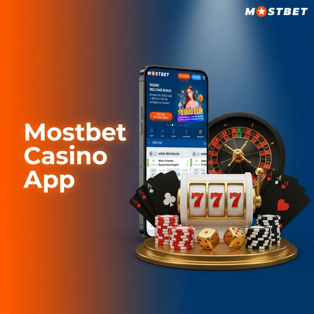 Mostbet Casino App mit über 5.000 Spielen für Android und iOS, inklusive Slots, Live-Casino und Tischspiele
