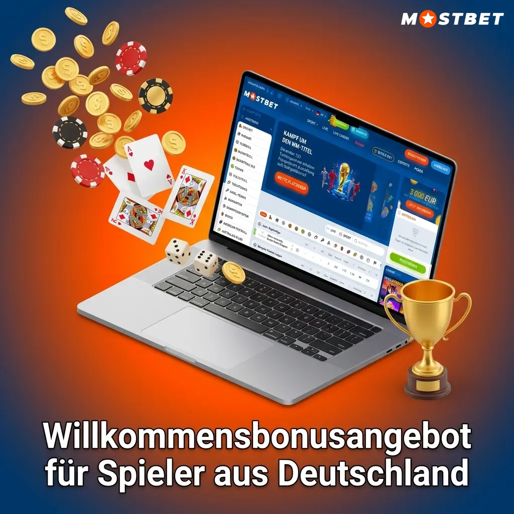 Mostbet Willkommensbonus für deutsche Spieler: 125% bis 400€ plus 250 Freispiele nach Ersteinzahlung