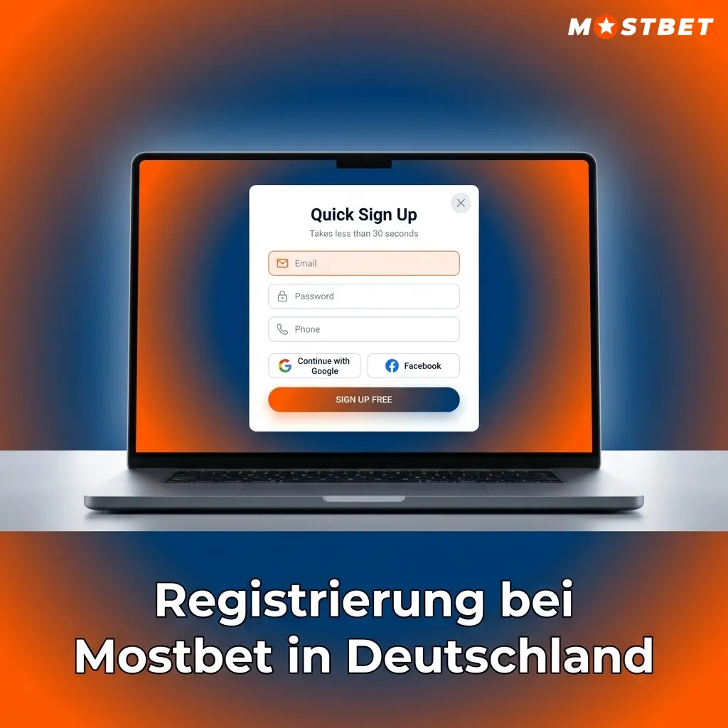 Mostbet Registrierung in Deutschland – Schritt-für-Schritt Anleitung zur Kontoeröffnung in unter 2 Minuten