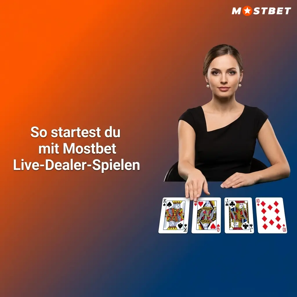 Mostbet Live-Dealer-Spiele starten: Konto erstellen, einzahlen und am Live-Tisch spielen